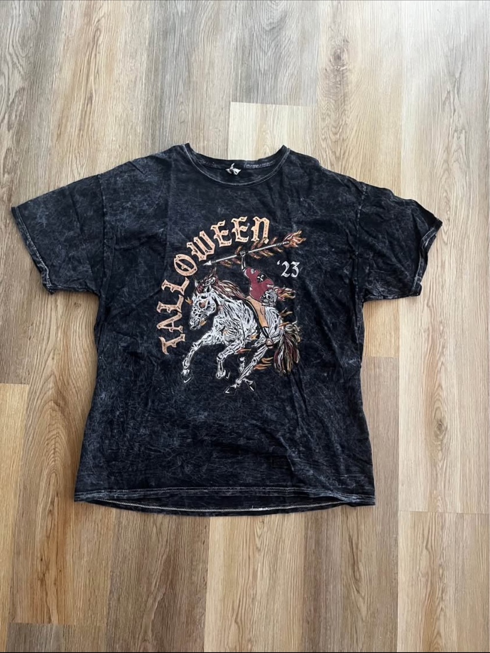 Barstool Sports FSU Talloween '23 Acid Wash T-Shirt Size XL